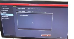 how to reset hikvision nvr to factory default without password