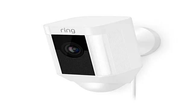amazon ring spotlight cam wired