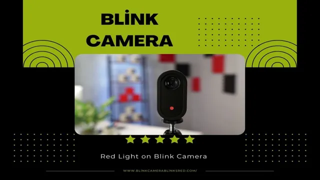 blink camera blinks red