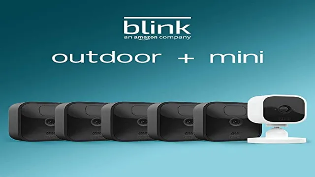 blink camera outdoors