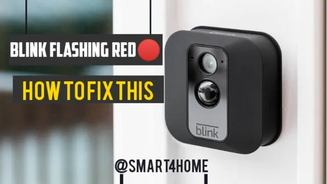blink camera red light when recording