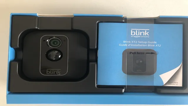 blink camera sensitivity distance