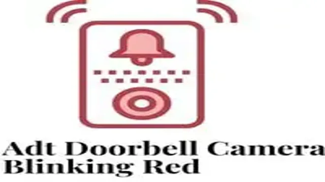 blink doorbell camera blinking red