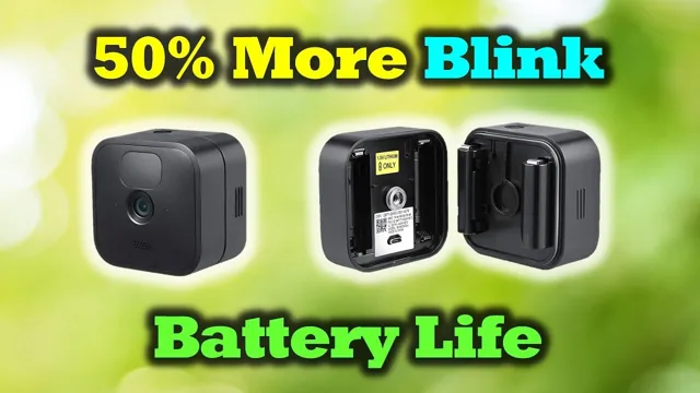 how long does blink camera battery last