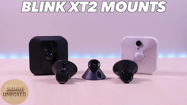 how to attach blink camera to mount