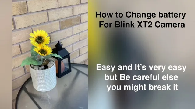 how to change batteries in blink outdoor camera