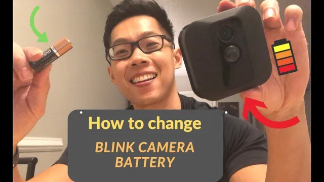 how to replace batteries in blink camera