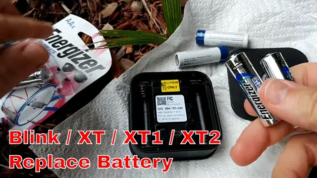 how to replace blink outdoor camera battery