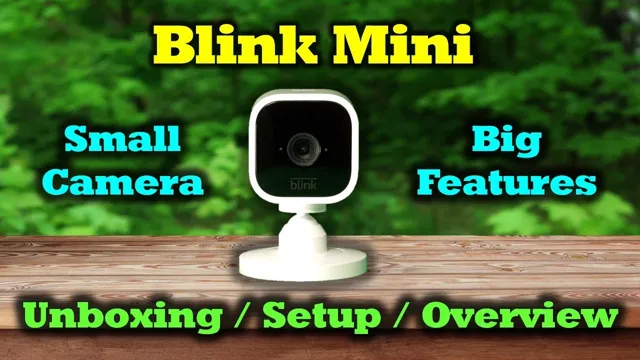 how to set up blink mini camera
