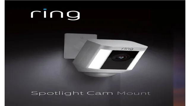 ring spotlight cam mount installation