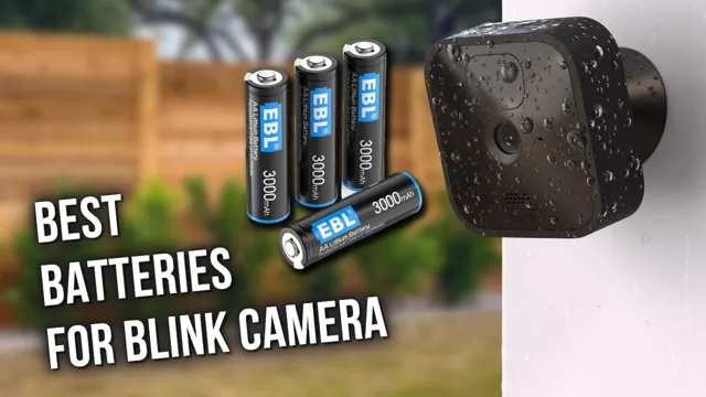 what kind of batteries for blink camera