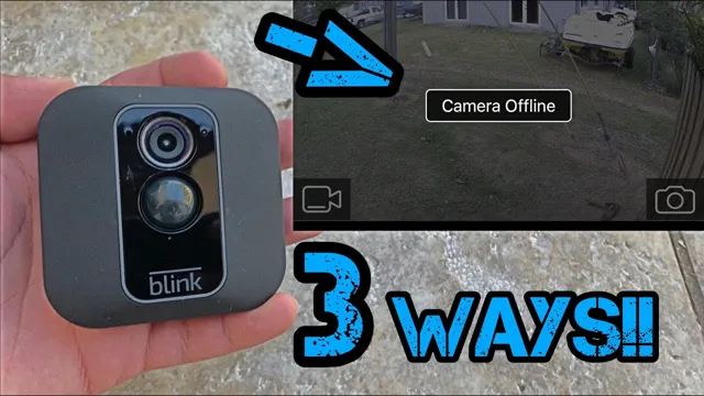why is my blink camera offline