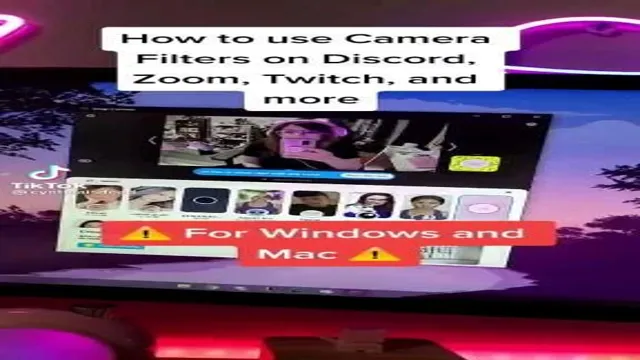 How to get filters on Discord camera