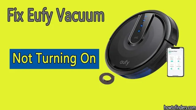 how do i reset my eufy vacuum