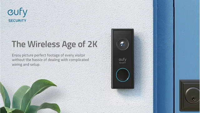 how do you charge eufy doorbell