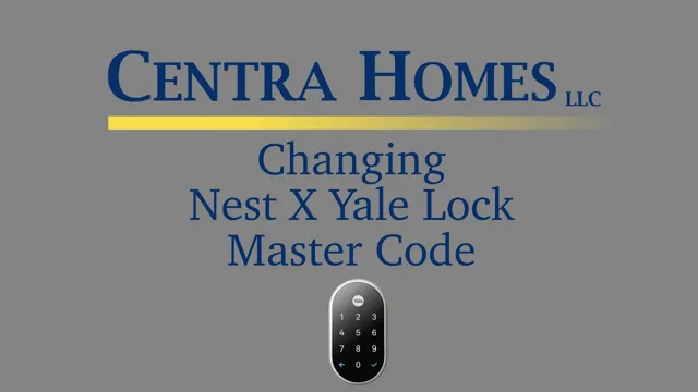 how to change nest lock code