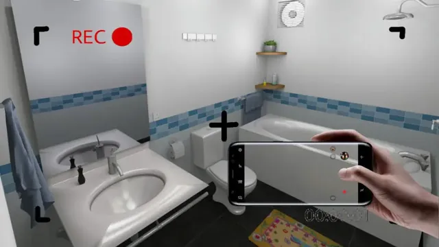 how to hide a camera in a bathroom