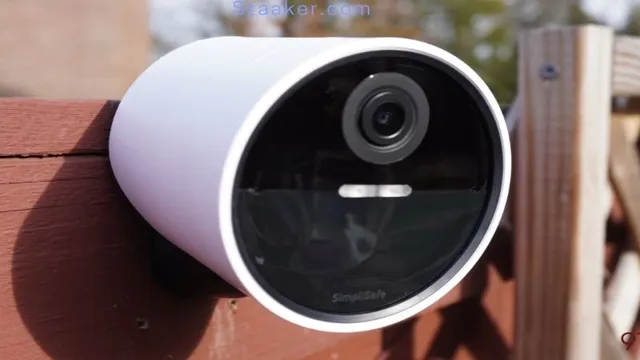 how to tell if simplisafe camera is on
