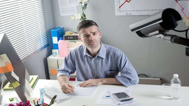 surveillance camera in the workplace