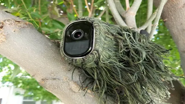 arlo camera tree mount