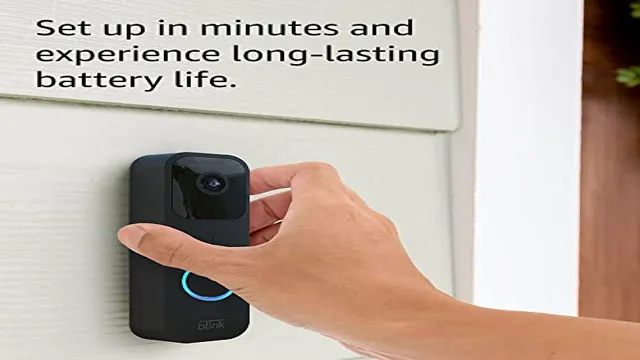 blink video doorbell motion detection not working