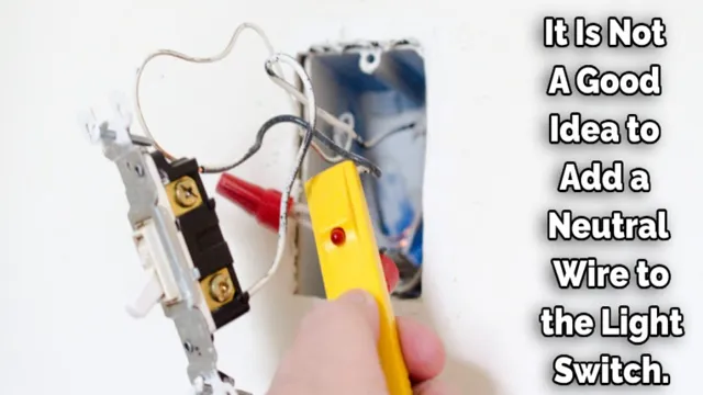 how to add a neutral wire