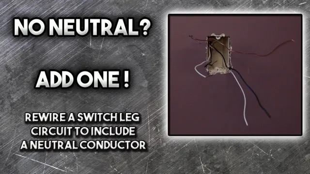 how to add neutral wire