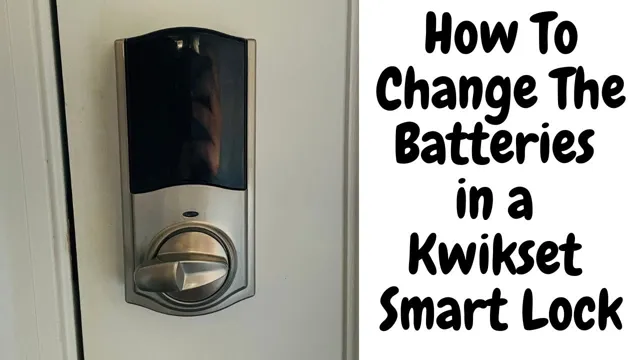 how to change battery in kwikset door lock