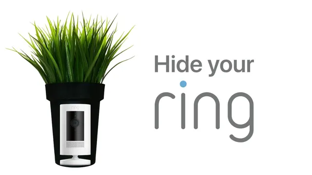 how to hide ring camera outdoor