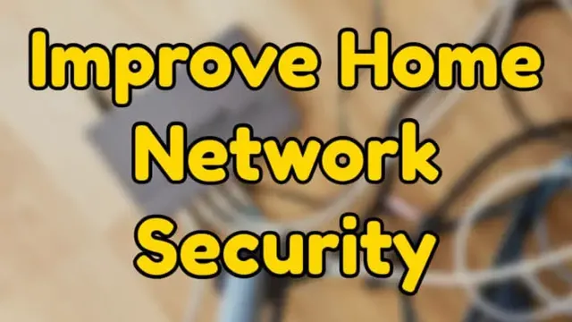 how to improve network security
