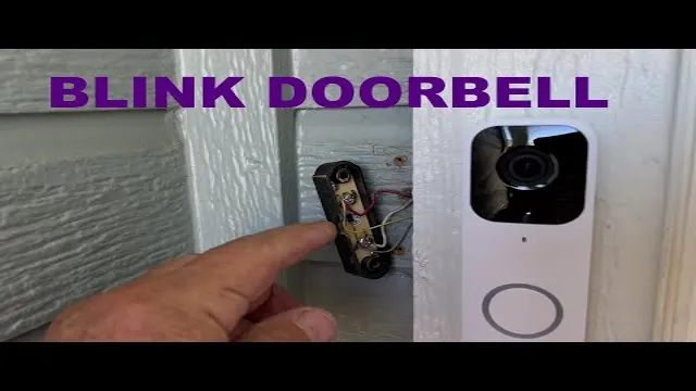 how to install blink doorbell