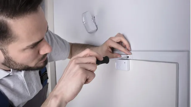 how to install door sensor