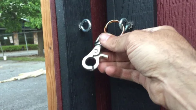how to keep shed door open