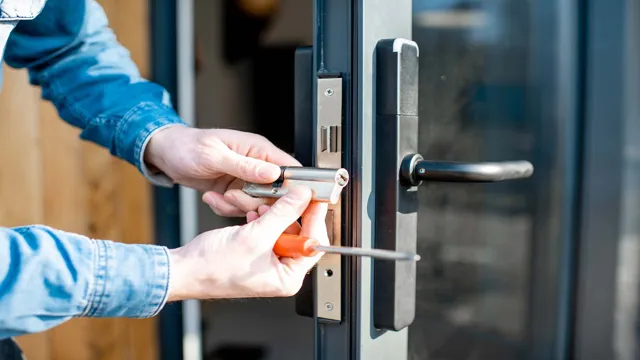 how to lock a push door from the inside