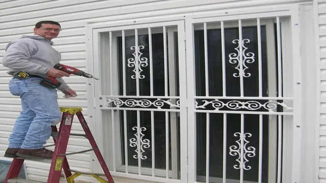 how to secure french patio doors