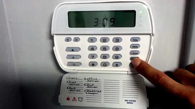 how to set a house alarm when leaving