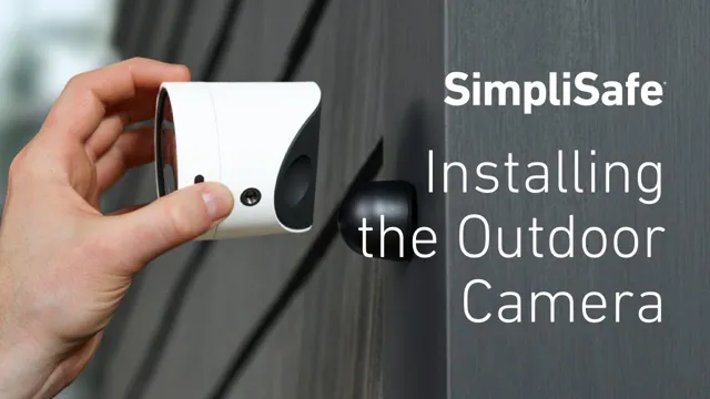 install outdoor simplisafe camera