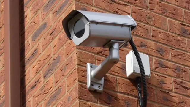 install security camera on brick wall