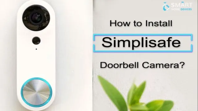 install simplisafe doorbell without existing doorbell