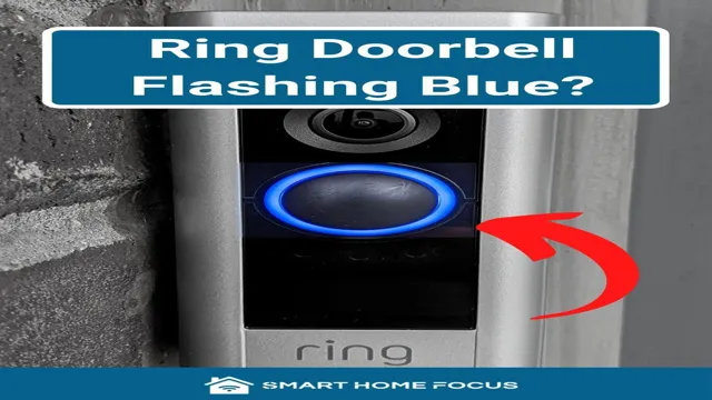 ring camera blue light meaning