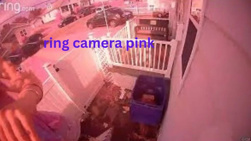 ring camera pink