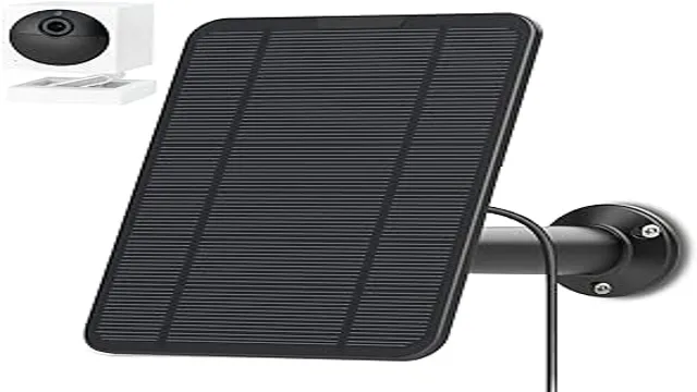 solar panel for wyze cam v3