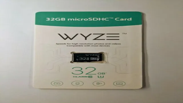 wyze base station not recognizing sd card