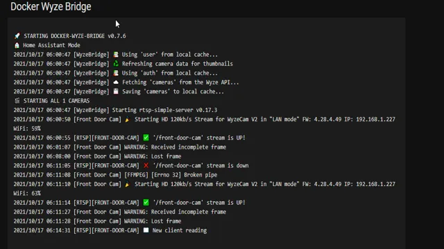 wyze bridge docker