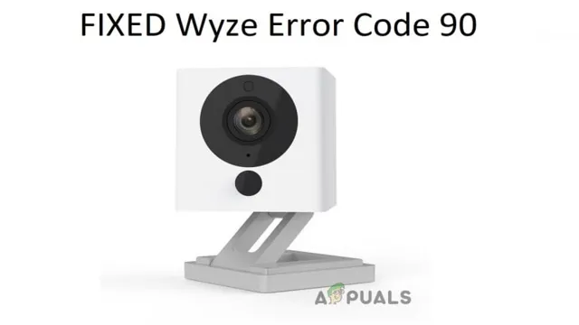 wyze cam operation failed