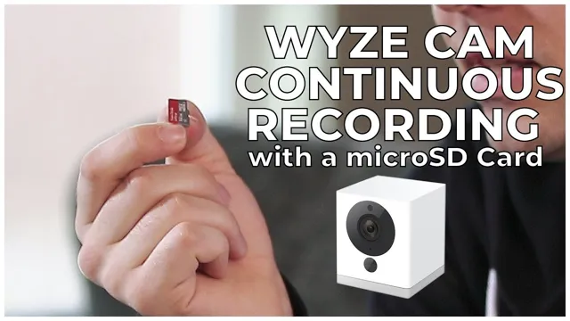 wyze camera not recording to sd card