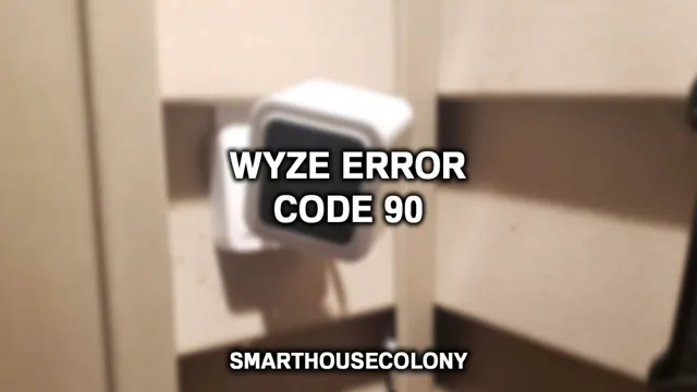 wyze error code 20