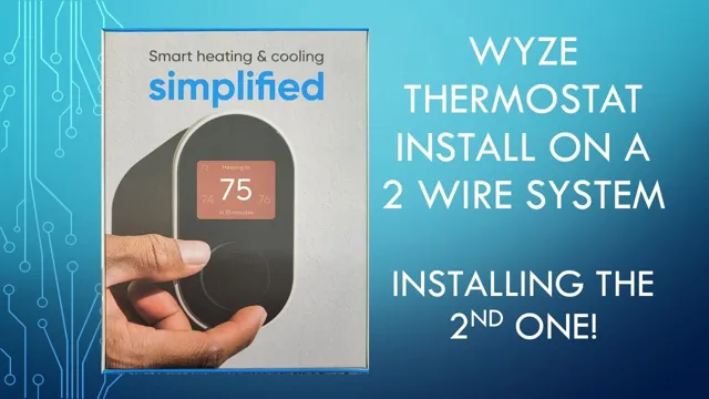 wyze smart thermostat installation