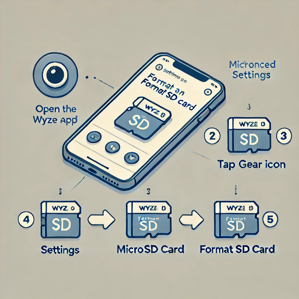 format micro sd card wyze