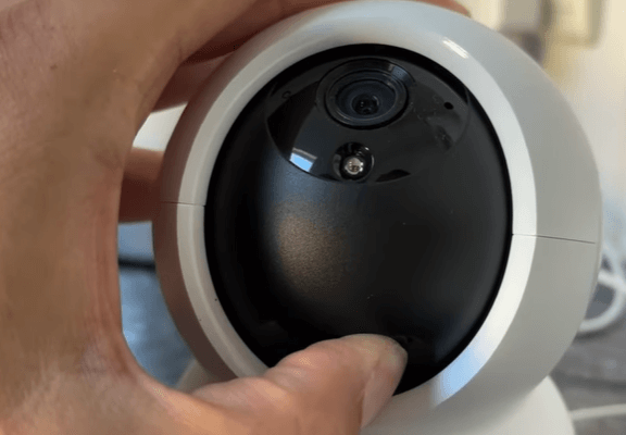 ezviz camera reset button location